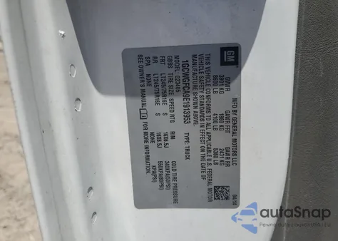 2014 Chevrolet Express G2500 из США, поврежденный, VIN 1GCWGFCA9E1913953